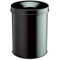 Miniatyrbild 1 av 3: HÅLLBAR SAFE ROUND 65 papperskorg, 60 liter, svart 0,000000 Svart