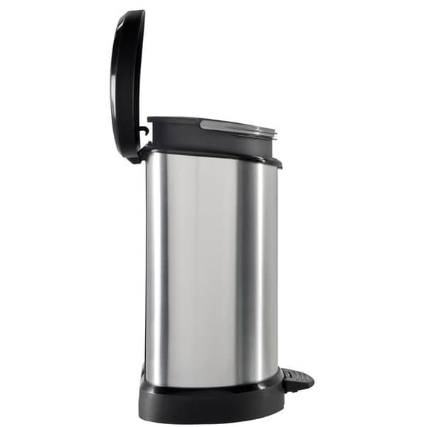 Curver Deco pedalbehållare och innerbehållare 20 L Silver 240568
