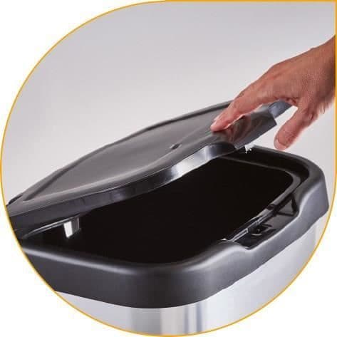 MHOME JIVE Pedal Bin - 40 L - Koleffekt - Mörkgrå