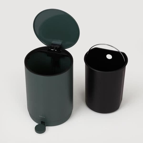 Sealskin mind piedestal bin 5 liter mörkgrön