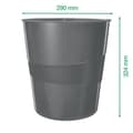 Miniatyrbild 4 av 4: Soptunna - korg - påsehållare Leitz - 52781026-6 - WOW 52781026 6-pack plastsoptunnor Röd 15 l