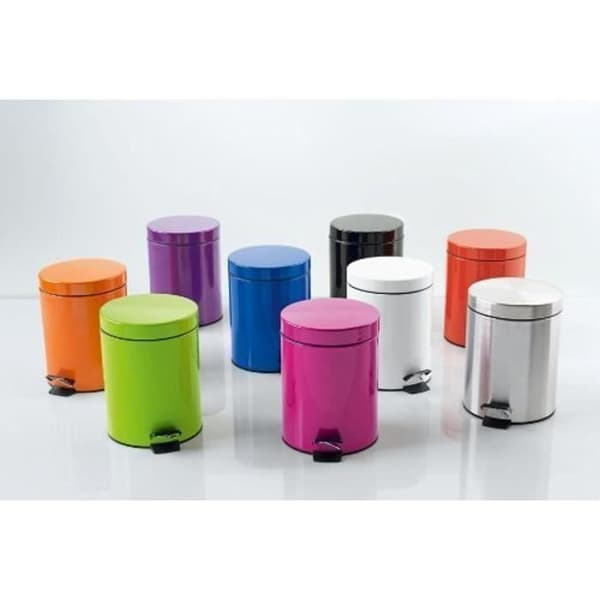 Spirella Pedal Bin Metall SYDNEY 5L Orange