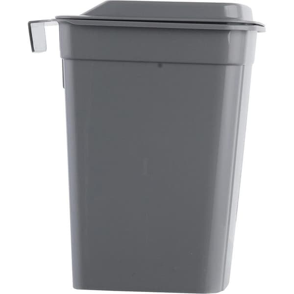 Poubelle Keeeper, hängande korg, med lock, 4L, grå, Milan