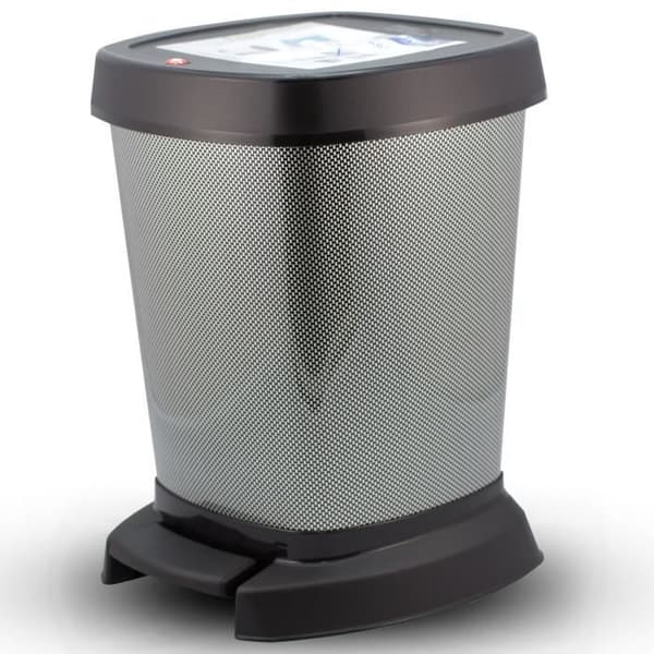 Rotho grafitbehållare med pedal, 6 L, EF250167