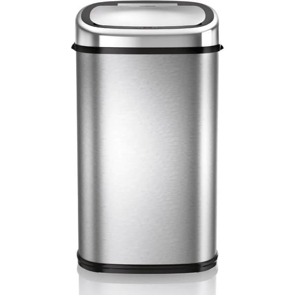 Tower T80901 Automatisk Soptunna i Rostfritt Stål med Rörelsesensor - Silver