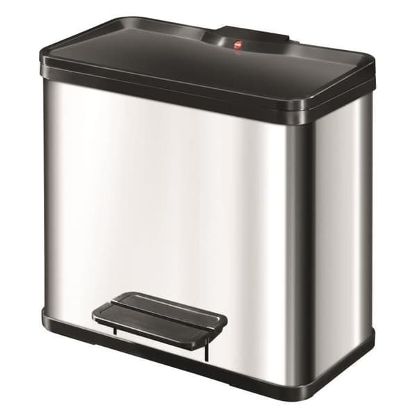 Hailo Pedal bin Oko Trio Plus Storlek L 3x9 L Rostfritt stål 0633-200
