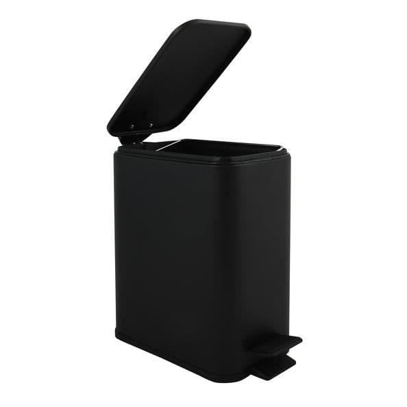 Spirella Soptunna med Pedal Inox ERIK 5L Matt Svart