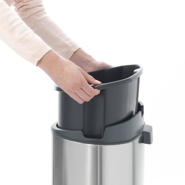 BRABANTIA Touch Bin-avfallskärl - Matt stål - 40L