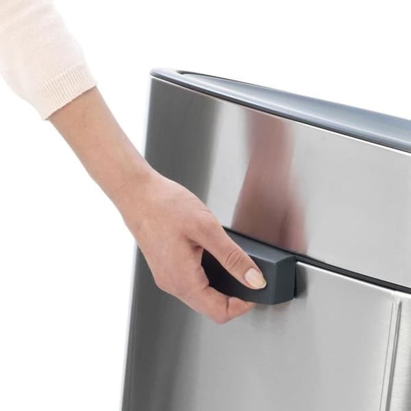 BRABANTIA Touch Bin-avfallskärl - Matt stål - 40L