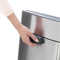 Miniatyrbild 5 av 6: BRABANTIA Touch Bin-avfallskärl - Matt stål - 40L