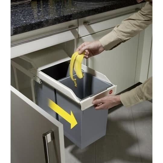 Hailo Multi-Box Duo Skåp Bin L Storlek 2x14 L Cream 3659-001 415438