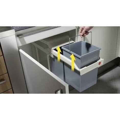 Hailo Multi-Box Duo Skåp Bin L Storlek 2x14 L Cream 3659-001 415438