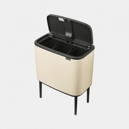 BRABANTIA Bo Touch Bin - 3 x 11L - Mjuk Beige