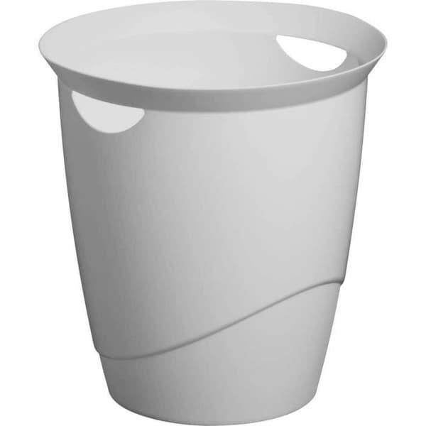 Hållbar papperskorg 776010 16 l (Ø x H) 315 mm x 330 mm grå plast 1 st.