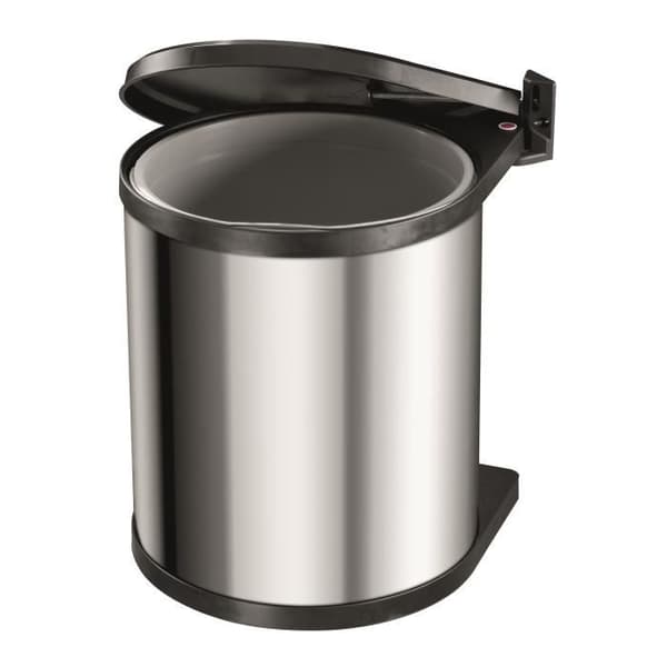 Hailo Compact-Box papperskorg storlek M 15 L rostfritt stål 3555-101 415439