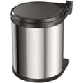 Miniatyrbild 1 av 6: Hailo Compact-Box papperskorg storlek M 15 L rostfritt stål 3555-101 415439