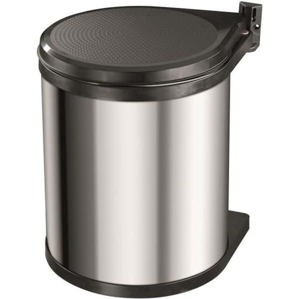 Hailo Compact-Box papperskorg storlek M 15 L rostfritt stål 3555-101 415439