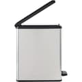 Miniatyrbild 6 av 6: Smal papperskorg - SLIM BIN - CURVER - 25L - Kompakt design - 41 x 27 x 55 cm - Metallic grå