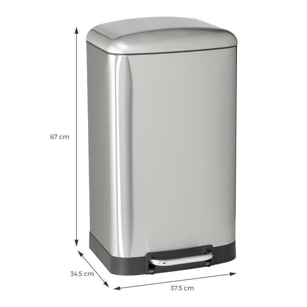 KITCHEN MOVE GREENWICH -poljinroska-astia - 40L - ruostumatonta terästä