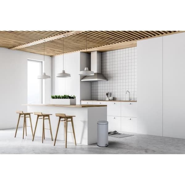 KITCHEN MOVE Poljinkeittiön roskakori URBAN 30L - Teräksenharmaa