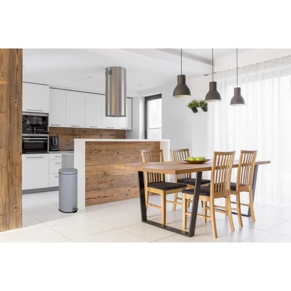 KITCHEN MOVE Poljinkeittiön roskakori URBAN 30L - Teräksenharmaa