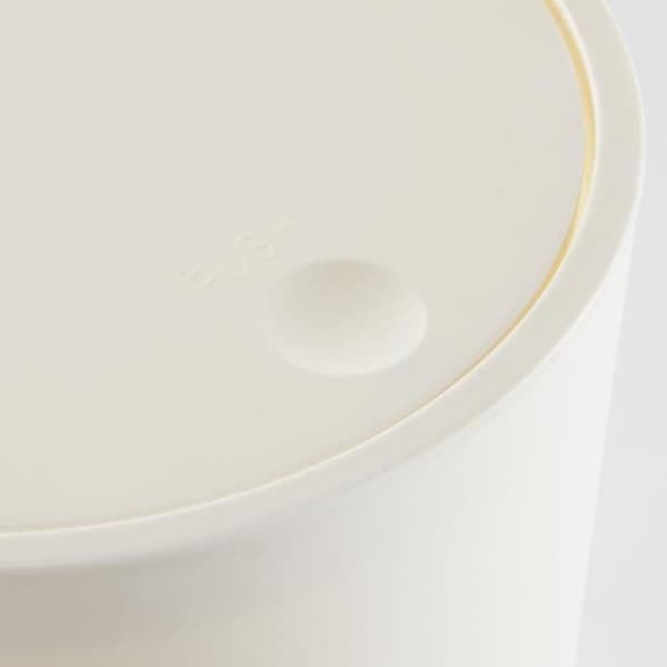 Avfallsbehållare för badrum - TODAY - UTILITY - 8,5 L - Ø 21 xx H 29 cm - Polypropylen - Vit