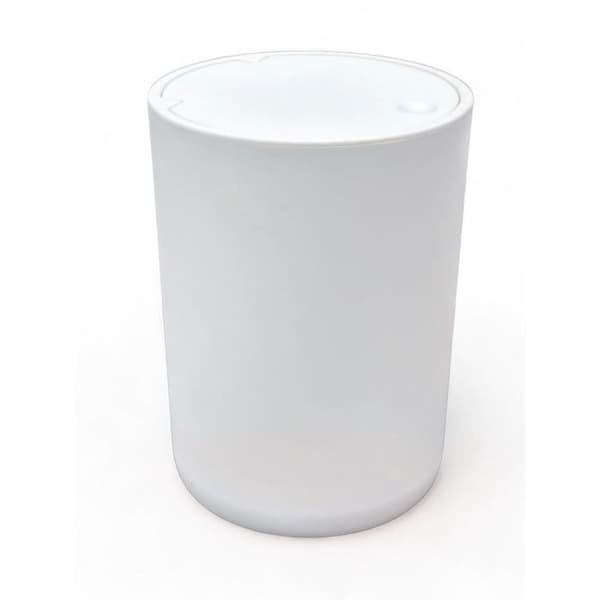Avfallsbehållare för badrum - TODAY - UTILITY - 8,5 L - Ø 21 xx H 29 cm - Polypropylen - Vit