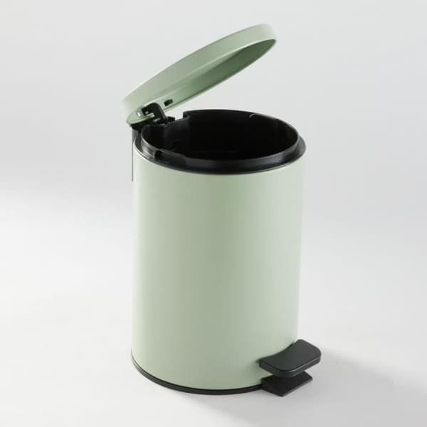 Avfallsbehållare för badrum - TODAY - UTILITY - 3 L - Ø 17 xx H 25 cm - Polypropylen - Mjukgrön