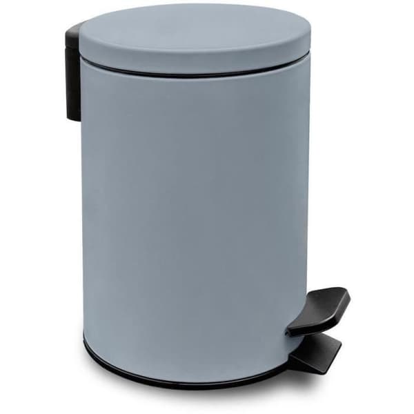 Badrumsavfallspapperskorg - TODAY - UTILITY - 3 L - Ø 17 xx H 25 cm - Polypropylen - Mjukblå
