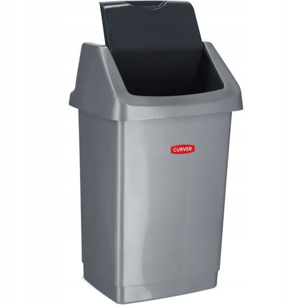 Poubelle Basculante Curver 25L - Mångsidig och Elegant, Grafit