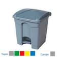 Miniatyrbild 2 av 4: Papperskorg Grå Plast Rektangulär 30 L