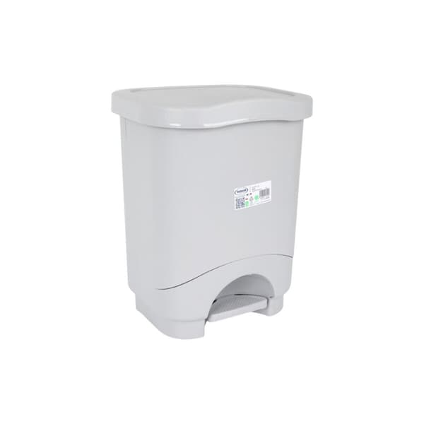 Sophink med pedal Tontarelli Idea Grå 24 L (4 antal)