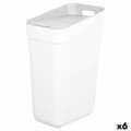 Miniatyrbild 1 av 7: Soptunna Curver Vit Plast 30 L (6 antal)