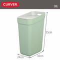 Miniatyrbild 5 av 7: Soptunna Curver Grön Plast 30 L (6 antal)
