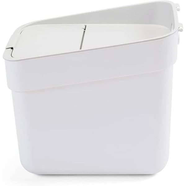 Återvinningskärl, Curver, Ready To Collect, selektiv sorteringsbehållare, 20 liter, vit