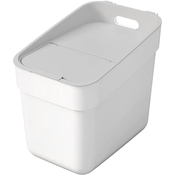 Återvinningskärl, Curver, Ready To Collect, selektiv sorteringsbehållare, 20 liter, vit