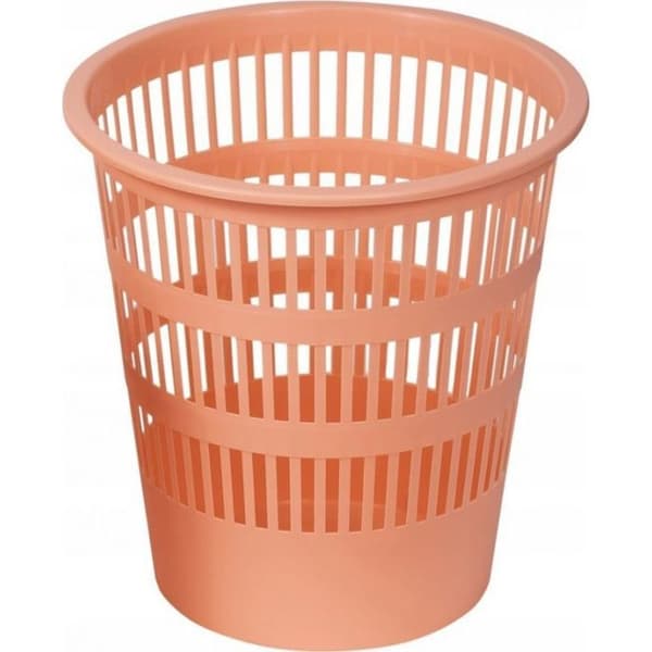 Soppskorg - korg - påsehållare Donau - D307-12 - LIV soppskorg, perforerad, 12l, pastell, orange