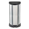 Miniatyrbild 2 av 2: Curver Pedalhink Deco D-formad 40L silver