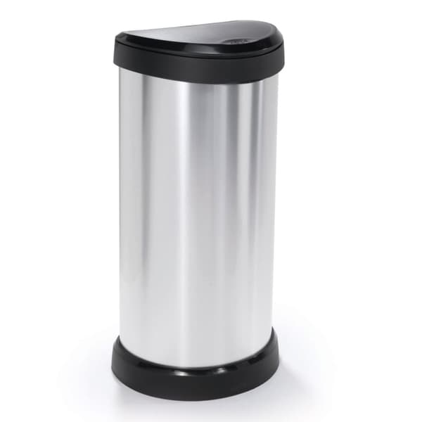 Curver Pedalhink Deco oval 40L silver