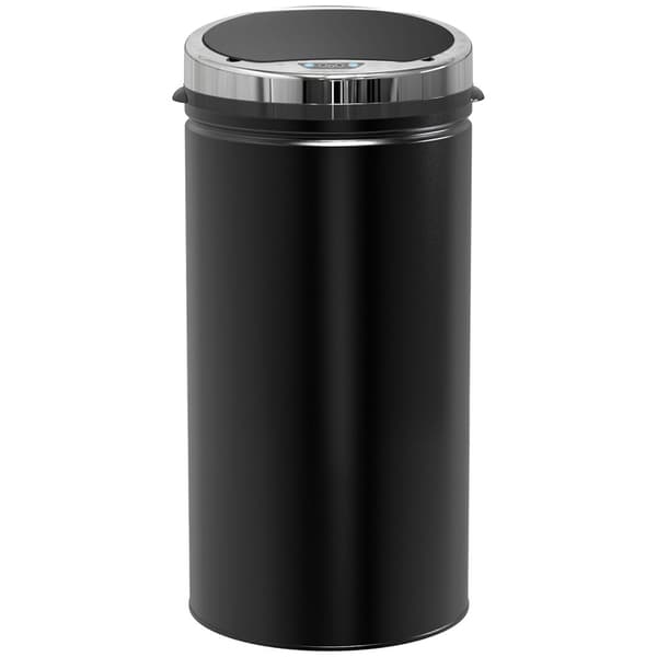Rootz 42L Sensor Trash Can - Automatisk avfallsbink - Kökshink - Infraröd öppning - Rostfri - Ø30,5 x 68 cm
