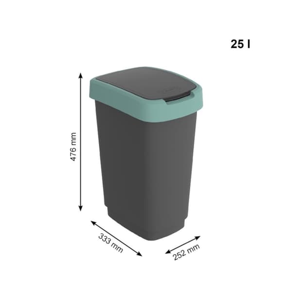 ROTHO Twist Green - soptunna – 25 l