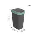 Miniatyrbild 3 av 5: ROTHO Twist Green - soptunna – 25 l