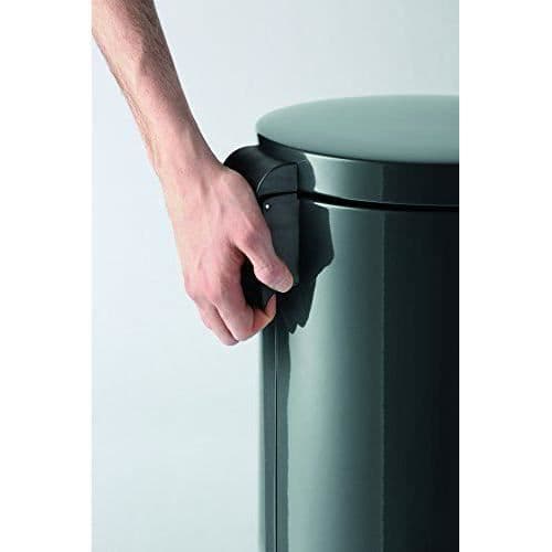 Slitstark 341158 pedalbehållare metall antracit 12 L