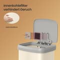 Miniatyrbild 2 av 5: Trash - 50 liters - pedal bin - metal