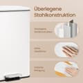 Pikkukuva 3 / 6: Keittiö prullen bin - iso - kannen kanssa - metalli