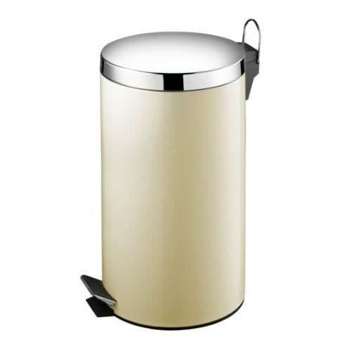Premier Housewares 30L Cream Pedal Bin