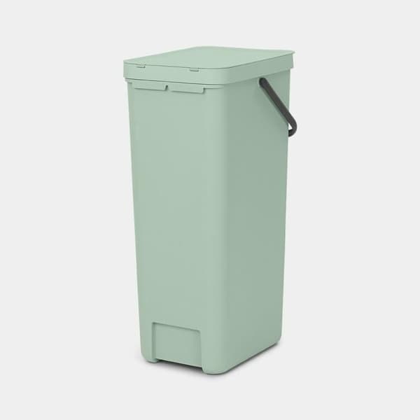 BRABANTIA Avfallskärl Sort &amp; Go 40 L - Jadegrön