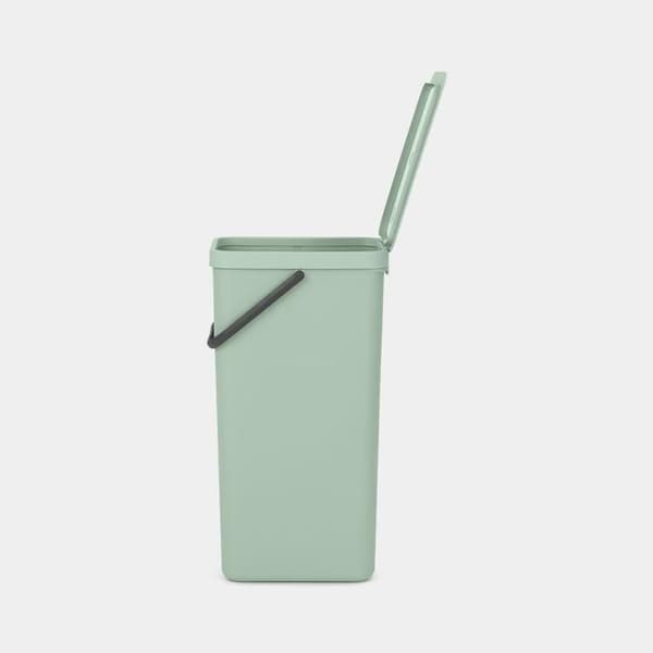 BRABANTIA Avfallskärl Sort & Go 40 L - Jadegrön