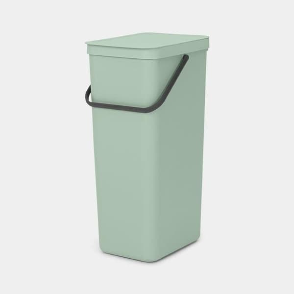BRABANTIA Avfallskärl Sort &amp; Go 40 L - Jadegrön