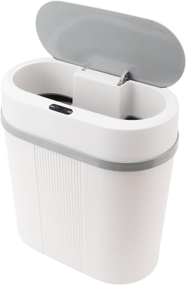 OBOSOE 12L Smart soptunna med rörelsesensor, batteridrivna automatiska soptunna för kök, badrum, sovrum, hem